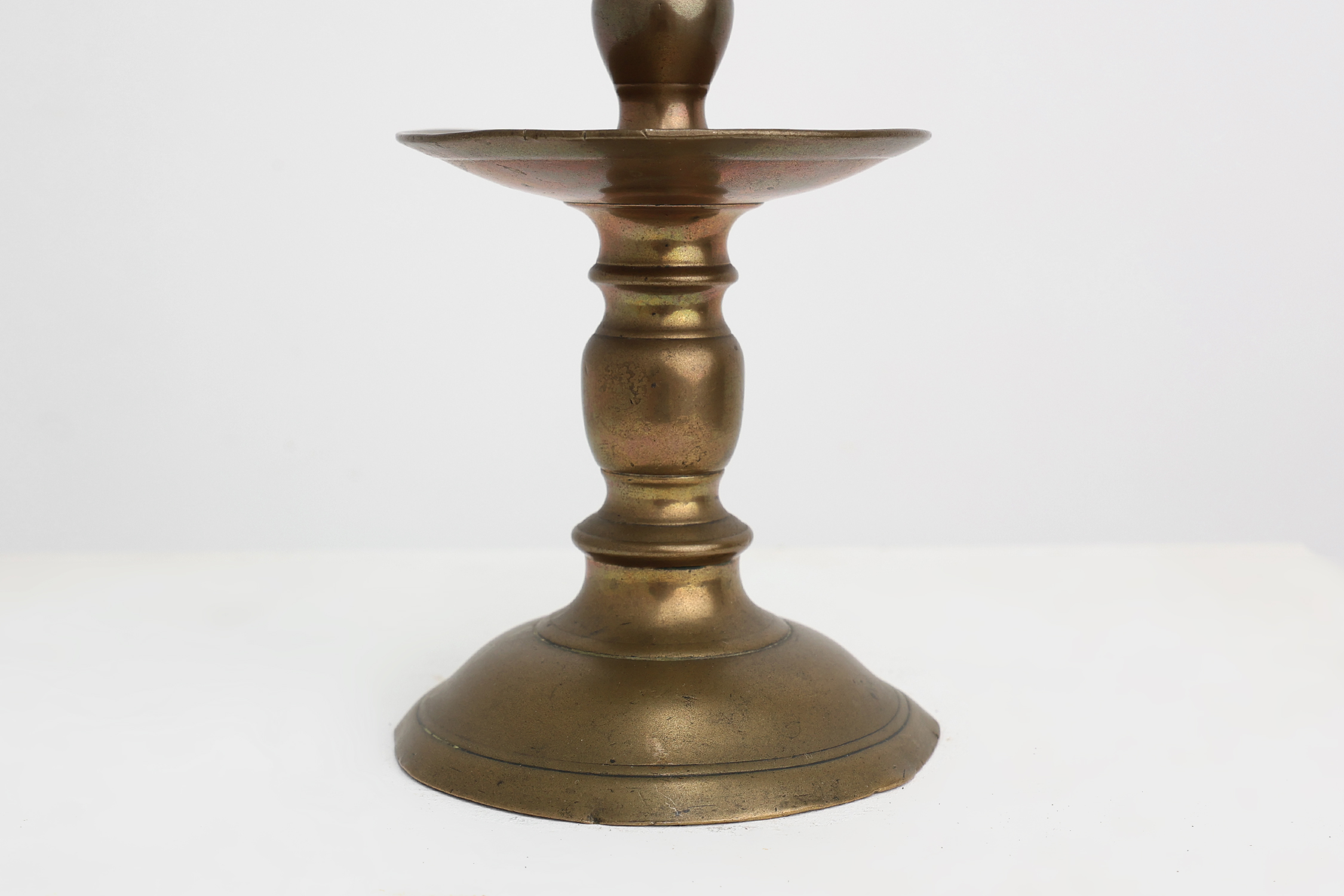 17th-Century Belgian Bronze Candlestick in Renaissance Stylethumbnail